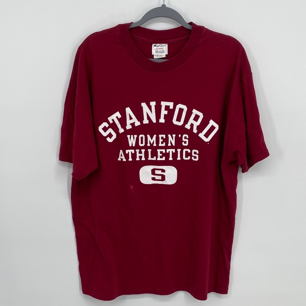 Champion Stanford Women’s Athletics Tee Shirt Size XL